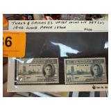 TURKS CAICOS MINT LH SET 1946 WWII PEACE ISS STAMP
