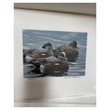 TEXAS 10TH ANN STAMP 1990 WATERFOWL PRINT