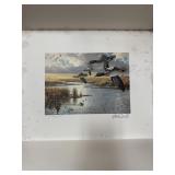 1986 TEXAS DUCK STAMP & PRINT HERB BOOTH