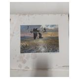 1985 TEXAS DUCK STAMP & PRINT JOHN COWAN