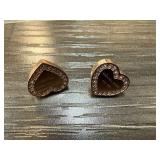 MICHAEL KORS HEART EARRINGS