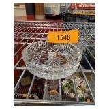 VINTAGE CRYSTAL ASHTRAY ASH TRAY