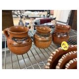 3PC MEXICAN POTTERY MUGS