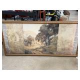 LARGE FRAMED PRINT