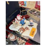LOT OF RUDOLPH THE RED NOSE REINDEER FIGURES