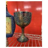 FENTON CARNIVAL GLASS CHALICE / GOBLET