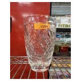 LARGE CRYSTAL VASE