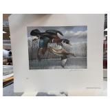 1984 TEXAS WOOD DUCK PRINT & STAMP