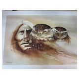 BERT SEABOURN SIGNED NUMBERED N AMERICAN PRINT