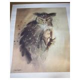 BERT SEABOURN SIGNED NUMBERED N AMERICAN PRINT