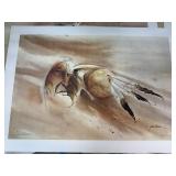 BERT SEABOURN SIGNED NUMBERED N AMERICAN PRINT