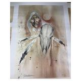 BERT SEABOURN SIGNED NUMBERED N AMERICAN PRINT
