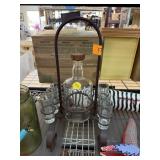 TEQUILA BOTTLE & SHOT GLASSES