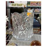 LARGE CRYSTAL VASE