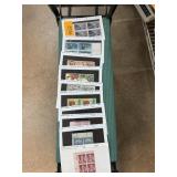 QTY 10 STAMP BLOCKS