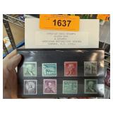 1954-65 COIL STAMPS