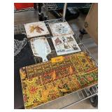 LOT OF TRIVETS / VTG TRAY