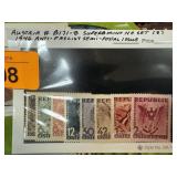 AUSTRIA B171-8 MINT NH SET 8 1946 ANTI FASCIST STS