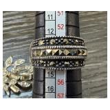 STERLING SILVER MARCASITE RING