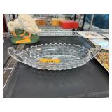 VINTAGE FOSTORIA OVAL DISH CELERY/ ASPARAGUS