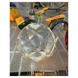 FACETED CRYSTAL PAPERWEIGHT