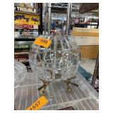 LARGE CRYSTAL ROSE BOWL