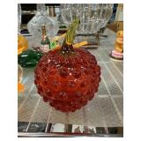 ART GLASS HOBNAIL PAPERWEIGHT