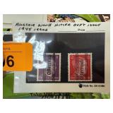 AUSTRIA WWI HITLER OVERPRINT ISS 1945 STAMPS
