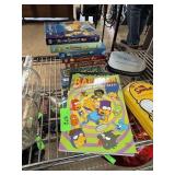 LARGE LOT OF MIXED SIMPSONS ITEMS DVDS