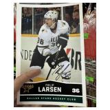 PHILIP LARSEN AUTOGRAPHED PHOTO