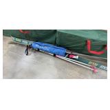 SET OF ELAN SKIS AND POLES