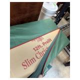 12 FT PRELIT SLIM CHRISTMAS TREE