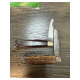2PC FOLDING POCKET KNIVES