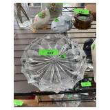 LARGE CRYSTAL ASHTRAY
