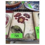 SID DICKENS TILE T-261 FAERIE FLOWERS