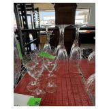 LARGE SET OF CRYSTAL / STEMWARE SEE ALL PICS