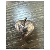 STERLING SILVER HEART PENDANT