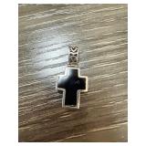 STERLING SILVER CROSS PENDANT