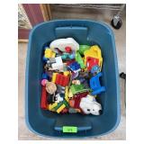 BIN OF MISC TOYS