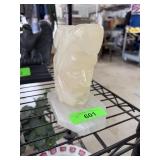 LARGE CARVED ONYX BOOKEND
