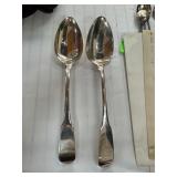 ANTIQUE 1811 ENGLISH STERLING SILVER SPOONS NOTE