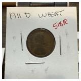 1911-D WHEAT PENNY CENT