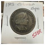 1893 COLUMBIAN EXPO SILVER HALF DOLLAR