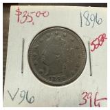 1896 LIBERTY V NICKEL
