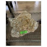 LARGE VIETRI GLASS CENTERPIECE