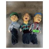 3 PC THREE STOOGES GOLF TALKING CLUB HEAD COVERS