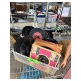 LARGE LOT OF MIXED VINTAGE 45 RECORDS