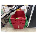 4PC HINGE TYPE STORAGE CONTAINERS