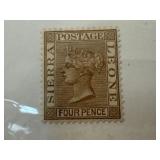 SIERRA LEONE MINT OG 1884 VICORIA ISS STAMPS