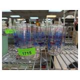 5PC VINTAGE GLASSES 1ST NATL BANK ODESSA